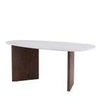 Norrtalje Eetkamertafel - 180 X 90 Cm - Lichtgrijs Betonlook thumbnail 6