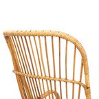 Vintage Rotan Fauteuil Hoge Rug thumbnail 7