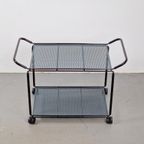 Vintage Trolley Serveerwagen Niels Gammelgaard Bar Cart ‘80 thumbnail 6