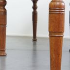 Grote Robuuste En Tijdloze Antieke Engelse Eettafel Gemaakt Van Eikenhout thumbnail 12