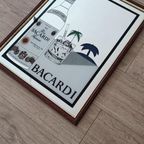 Vintage Bacardi Bar Spiegel 80'S / 90'S thumbnail 3