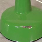 Vintage Emaille Industriële Hanglamp, Groen thumbnail 9