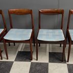 Set Of 4 Rosewood Lubke Dining Chairs 1960S thumbnail 7