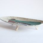 Abstract Ceramic Bowl By Hugria, Belgium 1960S thumbnail 13