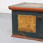Antieke Beschilderde Bruidskist thumbnail 5