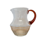 Vintage Design Waterkaraf Met Amberglas thumbnail 2