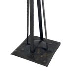 Hugo Berger - Standing Ashtray With Holder For A Candle And Matchbox - Wrought Iron - Arts & Craf thumbnail 6