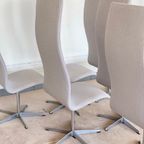 6 Oxford Stoelen Van Arne Jacobson Voor Fritz Hansen thumbnail 2