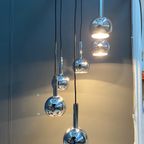 Chrome 6 Ball Sphere Lamp 1960S thumbnail 8