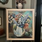 Schilderij Stilleven Bouquet Vintage thumbnail 7