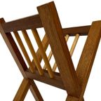 Vintage Massief Houten Tijdschriftenrek Jaren 70 Design thumbnail 12
