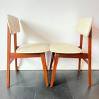 Vintage Stoelen Simpla-lux - Set Van 2- Nederlands Ontwerp - Hout, Kunstleer - Jaren 60/70 thumbnail 9