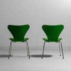 Mid-Century Set Van 4 Diep Groene Fritz Hansen Vlinderstoelen thumbnail 6