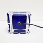 Nachtmann Leuchten Glass Cube Lamp, Blue thumbnail 7