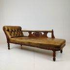 Prachtige Antieke Chaise Lounge Sofa / Daybed thumbnail 2
