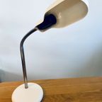 Vintage Witte Massive Bureaulamp thumbnail 2