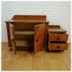 Vintage Art Deco Dressoir, Kaptafel, Tv-Meubel, Ladekast thumbnail 6