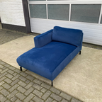4x6 sofa - X5 Chaise Longue (links) Blauw Velours thumbnail 3