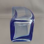 Blue Vase Krosno Poland, 1980S thumbnail 5