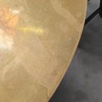 Messing Gepatineerde Tafel Rond Wabi Sabi Gietijzer Voet Pedrali thumbnail 10