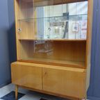 Jitona Blond Wood Showcase Cabinet1960S By Bohumil Landsman thumbnail 8