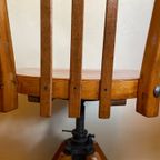 Vintage Bureaustoel Draaistoel Frans thumbnail 4