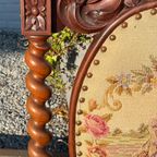 Twisted Leg Antique Side French Chairs thumbnail 5