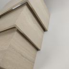 Set Van 3 Italiaanse Travertijn Nesting Tables, Jaren 70 thumbnail 7