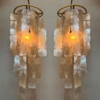 Set Van 2 Opaline Parelmoer Hanglampen Capiz Schelpen Lampen thumbnail 2