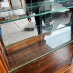 Vintage Houten Vitrinekast / Kast / Etagere thumbnail 14
