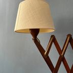 Teak Wood Deense Stijl Schaarlamp thumbnail 7