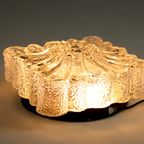 Vintage Plafondlamp Plafonnière 'morgenstjerne' Glas Glazen thumbnail 14