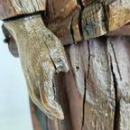 Houten Beeld Van De Maagd Maria Met Jezus thumbnail 3