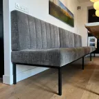 Eetkamer Tafel Set - Lange Bank Uit 3 Delen + 2 Tafels (exclusief Stoelen) (10-12 Personen) thumbnail 4