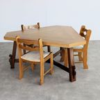 Vintage Eetkamerstoelen | Stoelen | Brutalist | Jaren 60 thumbnail 8