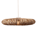 Bamboe Hanglamp Donut Antik | L thumbnail 2
