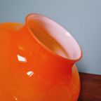 Vintage Oranje Opaline Hanglamp, Jaren 60-70 thumbnail 10