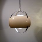 Glass, Chrome And Acryllic Pendant By Guzzini. thumbnail 4