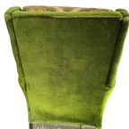 Vintage Mosgroene Fauteuil / Eenzit thumbnail 4