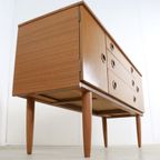 Vintage Tv Meubel Dressoir Schreiber Sideboard Kast 'widdop' | 137.5 Cm thumbnail 2