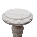 Vintage Albast Pilaar Met Lamp thumbnail 7