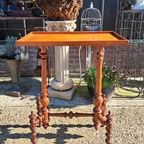 Antieke Spinnen Bijzettafel Sidetable, Haltafel thumbnail 4