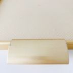Hollywood Regency Goudkleurig Dienblad Woodmet Stijl 1960’s thumbnail 3