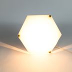 Plafondlamp - Hollywood Regency Stijl - Acryl - Messing - 80'S thumbnail 4