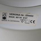 Zeldzame Jeka Metaltryk Verona Deense Hanglamp | Kurt Wiborg | Lamp Uit De Jaren 70 | Type 209605 thumbnail 11