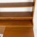 Scandinavisch Vintage Teak Fineren Boekenkast thumbnail 7