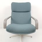 Vintage Artifort Draaifauteuil | De Ploeg Stof 'Grape' thumbnail 13