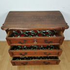 Vintage Queen Ann Ladekastje, Commode Dressoir Ladekast Badkamermeubel 117 thumbnail 7