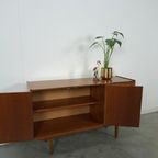 Teak Fineer Dressoir Met Ronde Knop En Lades thumbnail 10