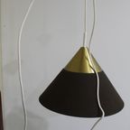 Vintage Metalen Hanglamp - Honsel Leuchten, Jaren, '70 Bruin, Goud | 01171 thumbnail 11
